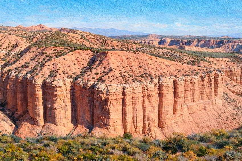La zona de las ruta de las “Catedrales” de Gorafe